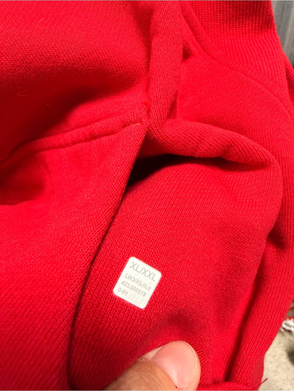 NWT Lululemon Lunar New Year Scuba Oversized Half-Zip Hoodie - XL/XXL - Dark Red - Picture 4 of 5